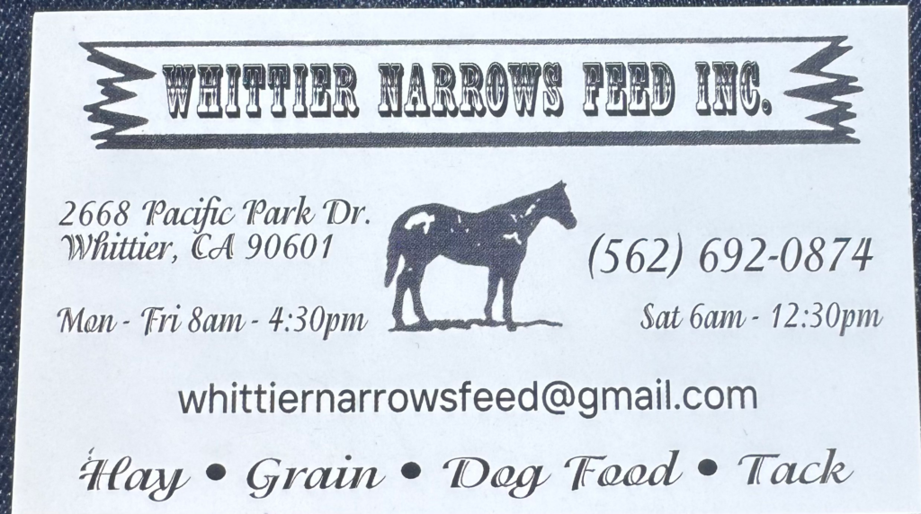 Whittier Narrows Feed